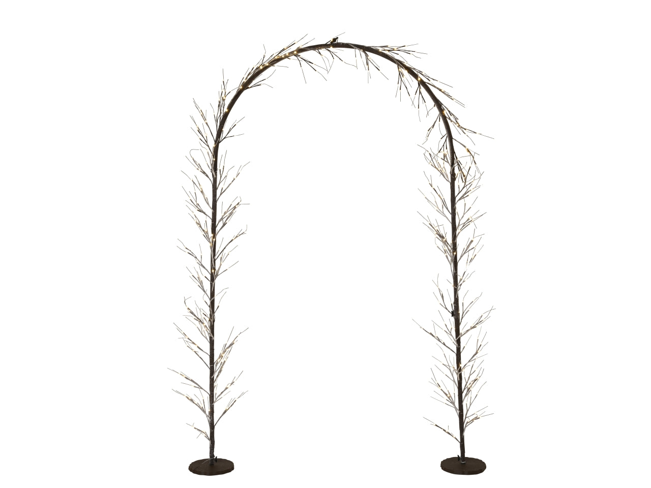 Arco luci 380led bianco caldo 130xh.230cm per uso esterno