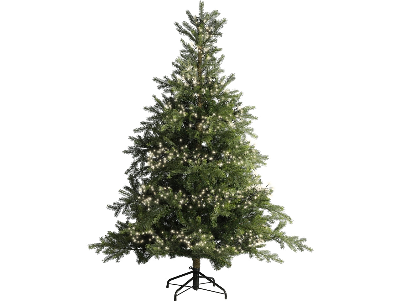 Catena 1512led a grappolo bianco caldo 8 funzioni 14mt con filo nero per uso interno/esterno