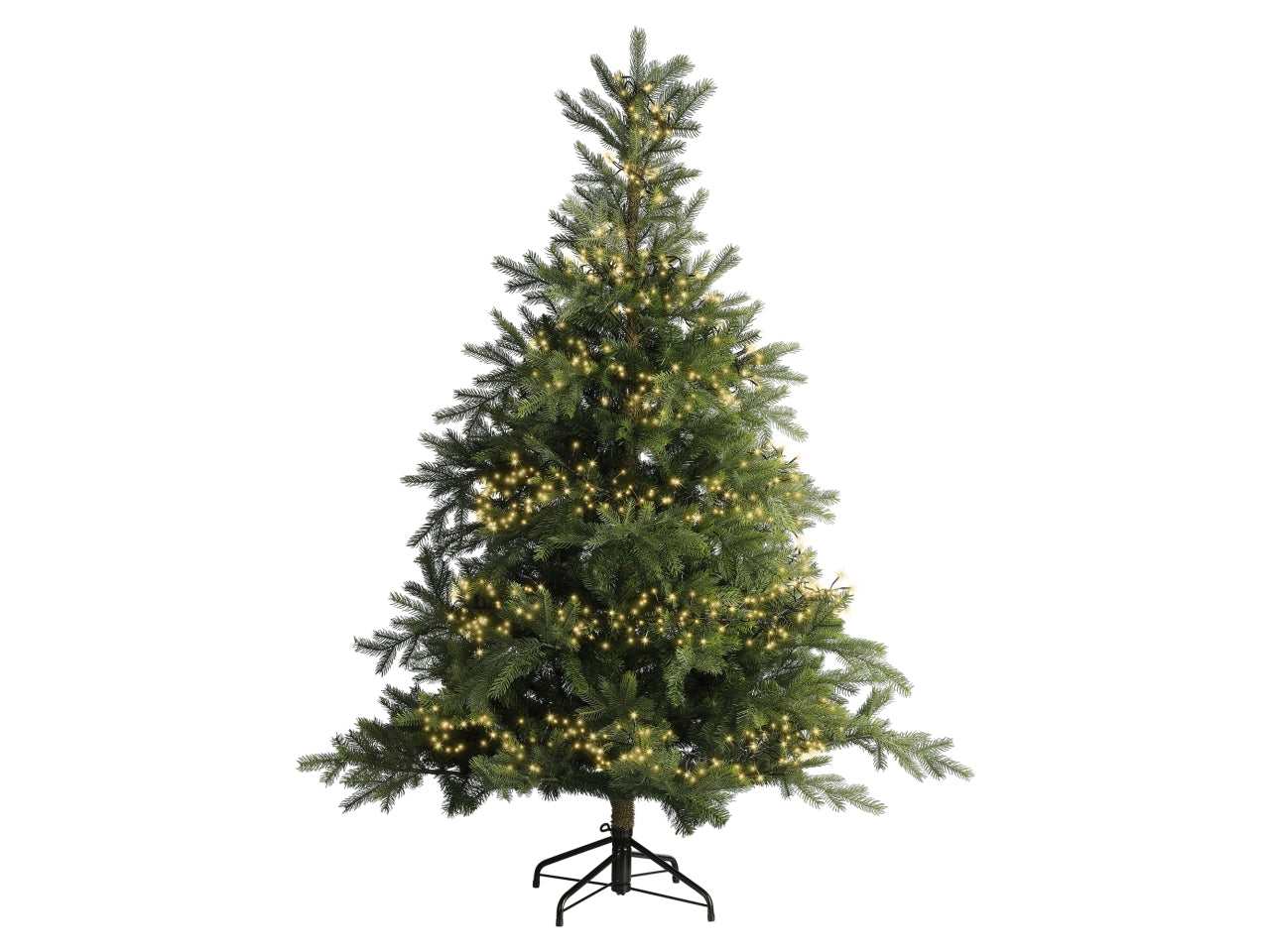 Catena luci 2400led a grappolo oro soft 8 funzioni 19mt filo nero per uso interno/esterno