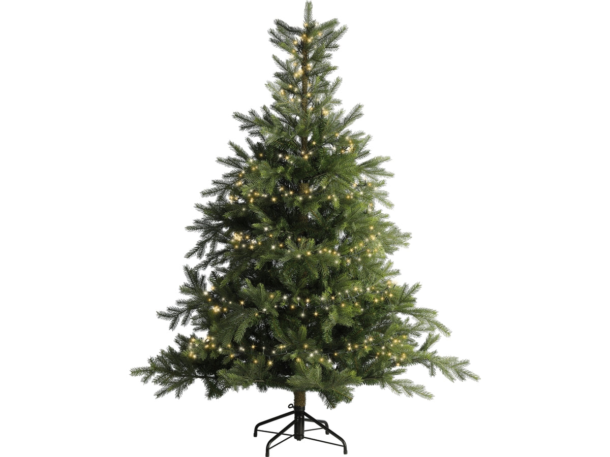 Catena luci 3000led bianco caldo e bianco freddo 8 funzioni 60mt filo verde per uso interno/esterno