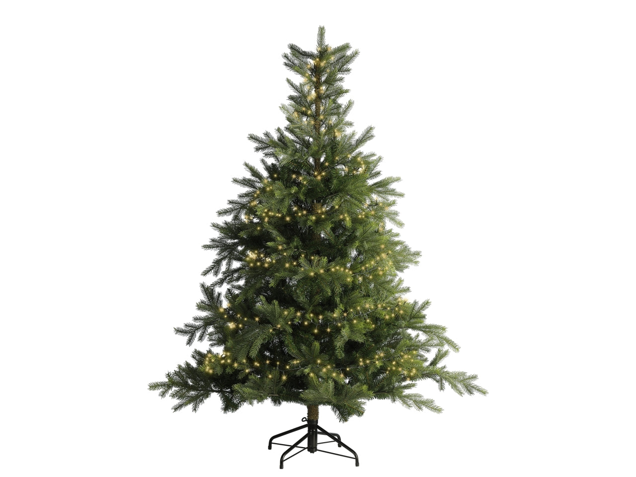 Catena luci 3000led oro soft 8 funzioni 60mt filo verde per uso interno/esterno