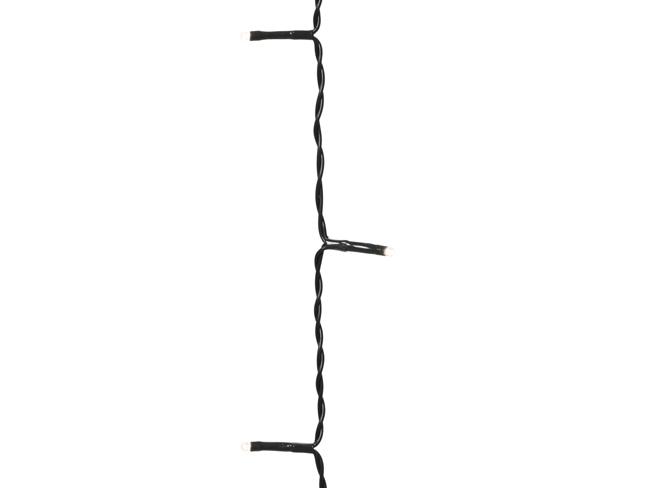 Catena luci 192led bianco caldo 14,3mt filo verde a batteria