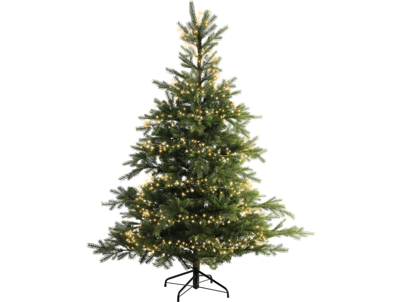 Catena luci con filo metallo oro 960led bianco caldo e bianco freddo 8 funzioni 12mt per uso interno/esterno