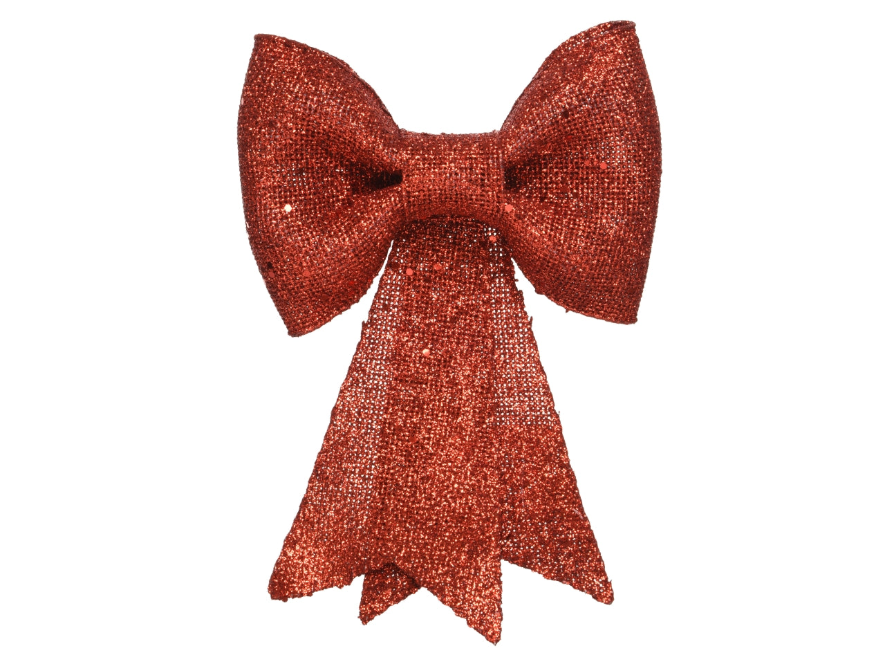 Fiocco 12xh.14cm glitter rosso