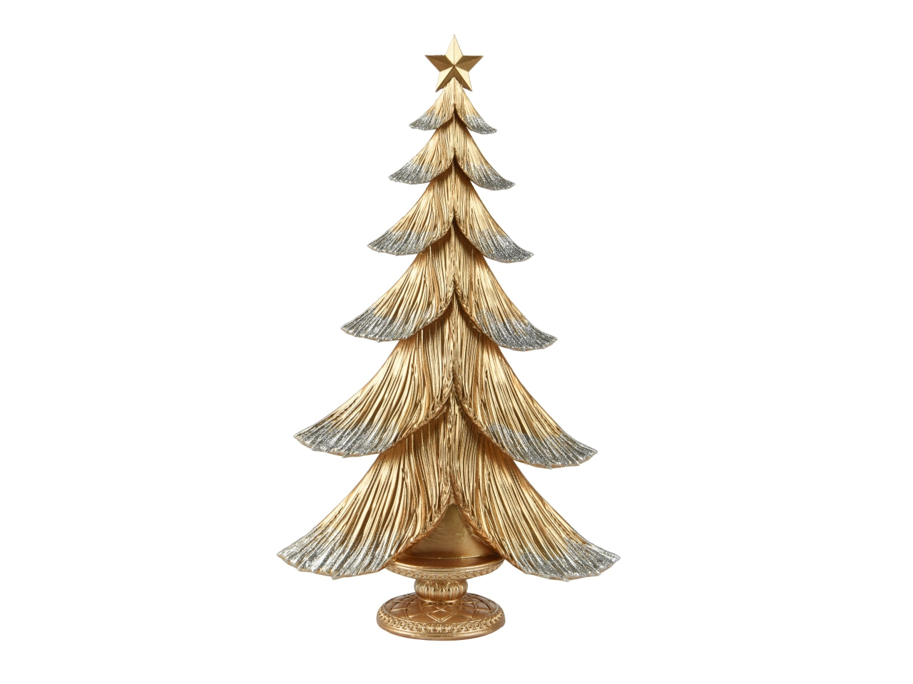 Albero 48cm resina oro