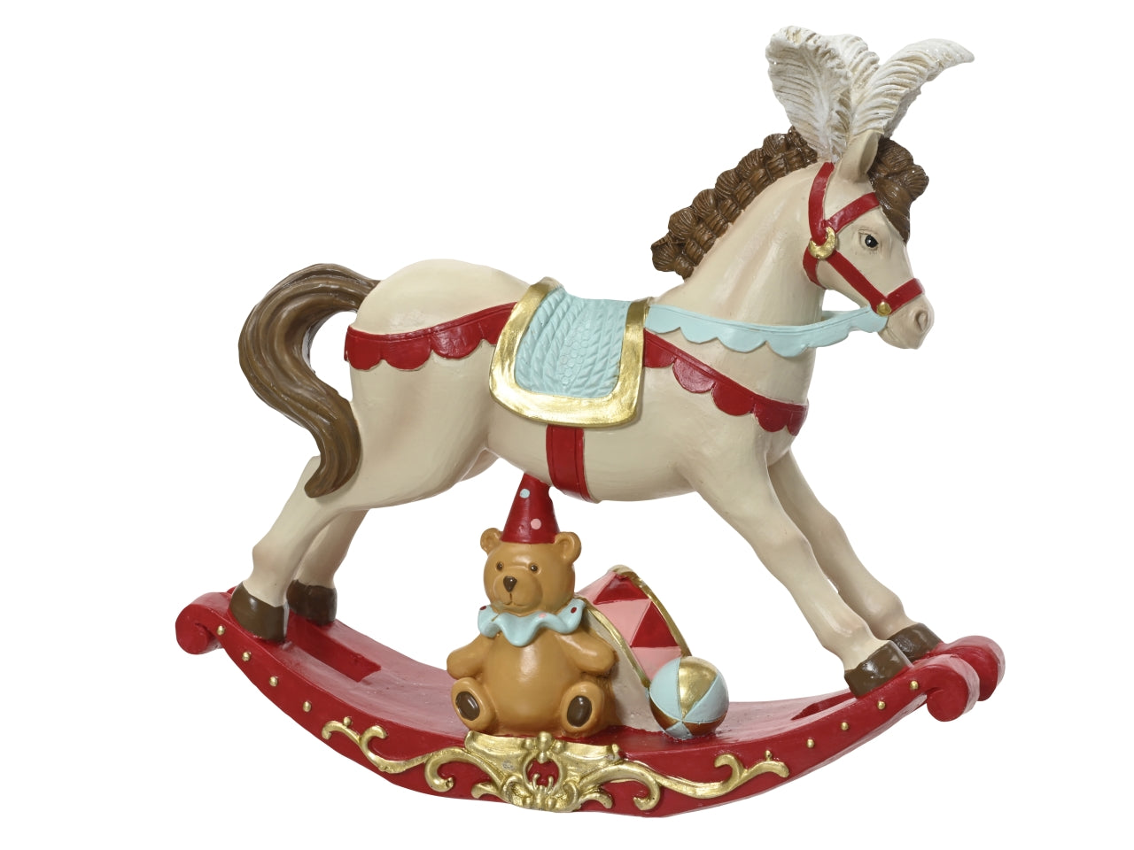 Cavallo a dondolo 104xh.100cm