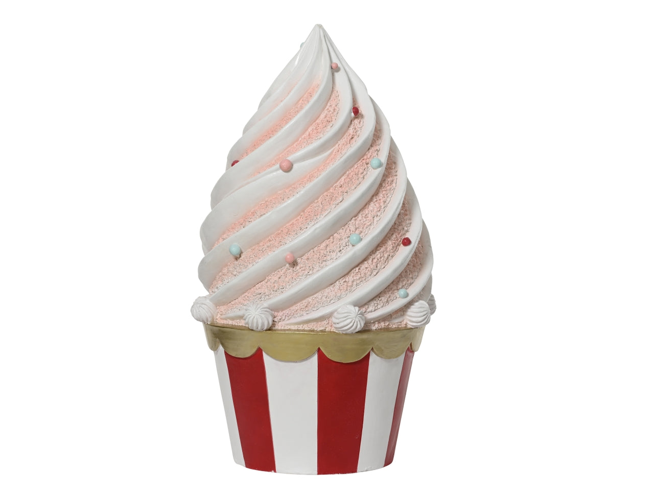 Gelato rosso e bianco 41,5xh.75cm