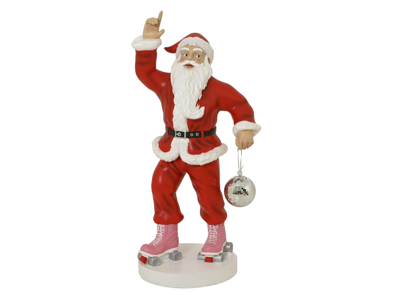 Babbo natale con pattini 168cm
