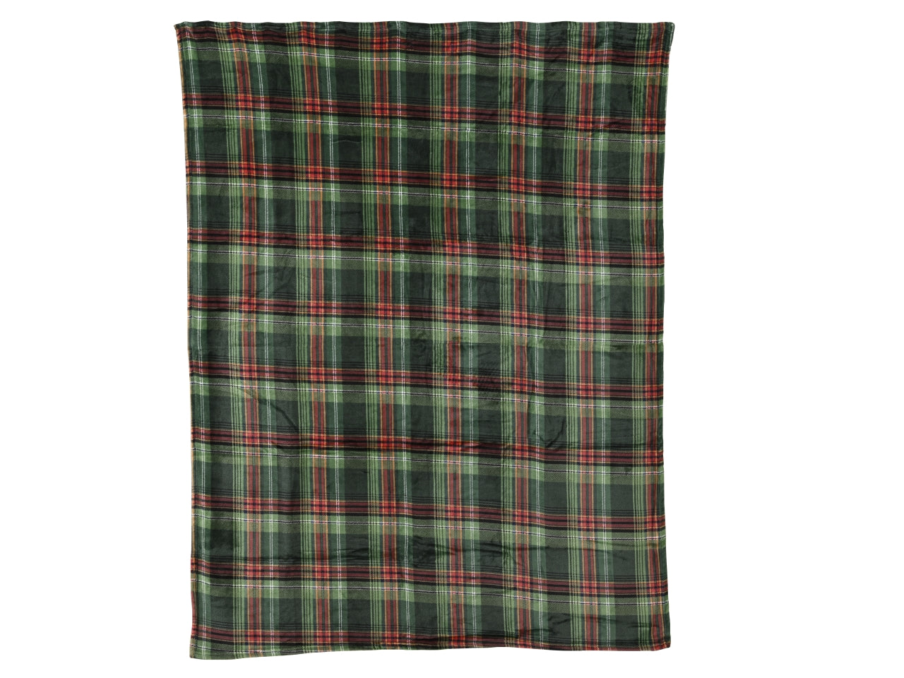 Coperta 150x200cm scozzese verde