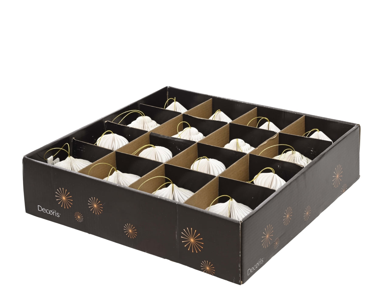 Appendino in carta 8xh.8cm bianco modelli assortiti