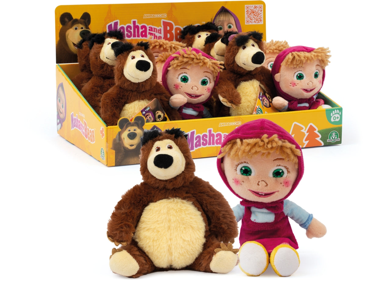 Peluche masha e orso 20cm