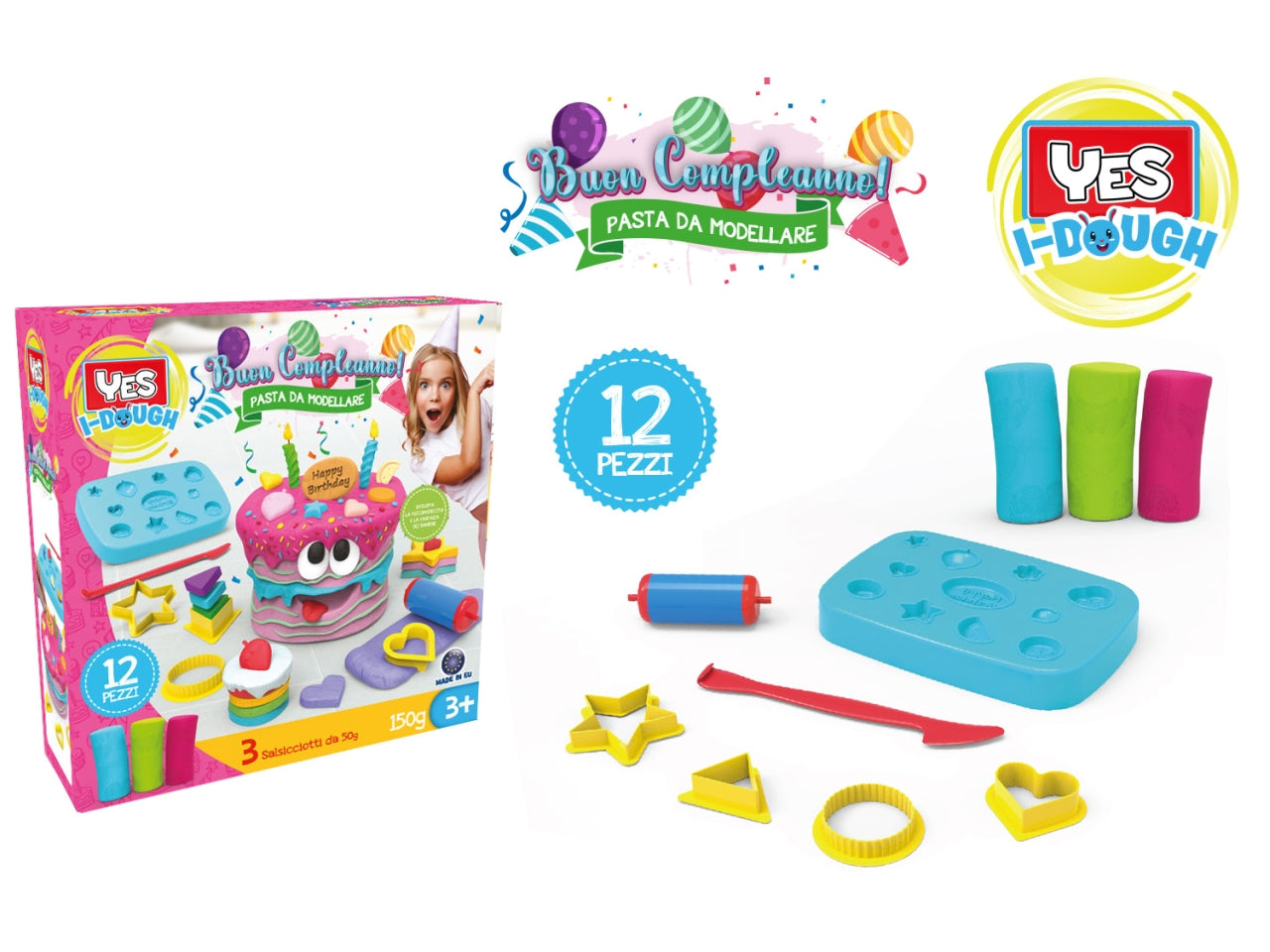 Pasta Set Buon Compleanno set da 10pz