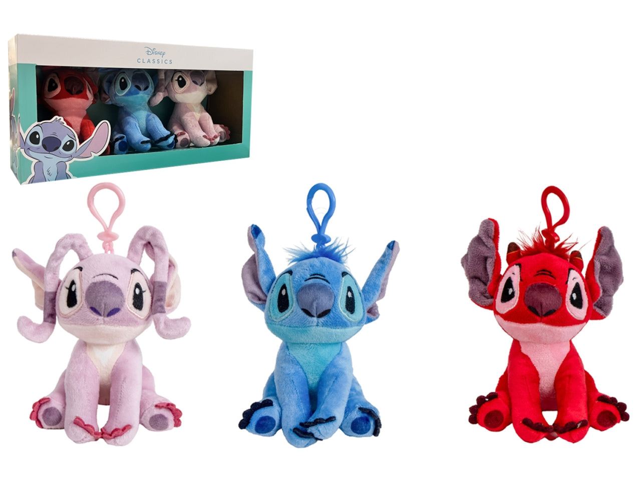 Peluche Stitch Pack 3 Personaggi
