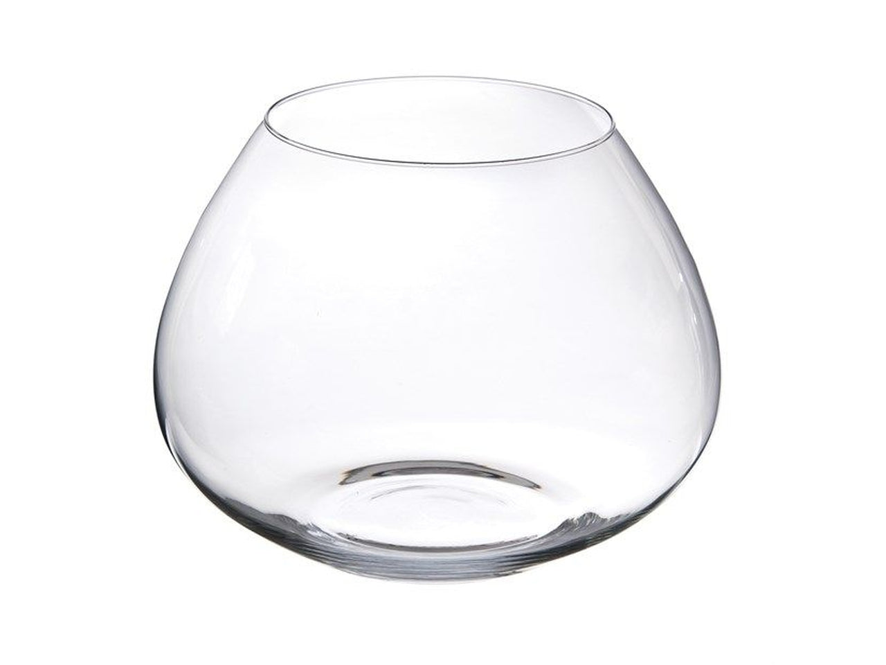 Vaso ovale vetro h.300x380mm
