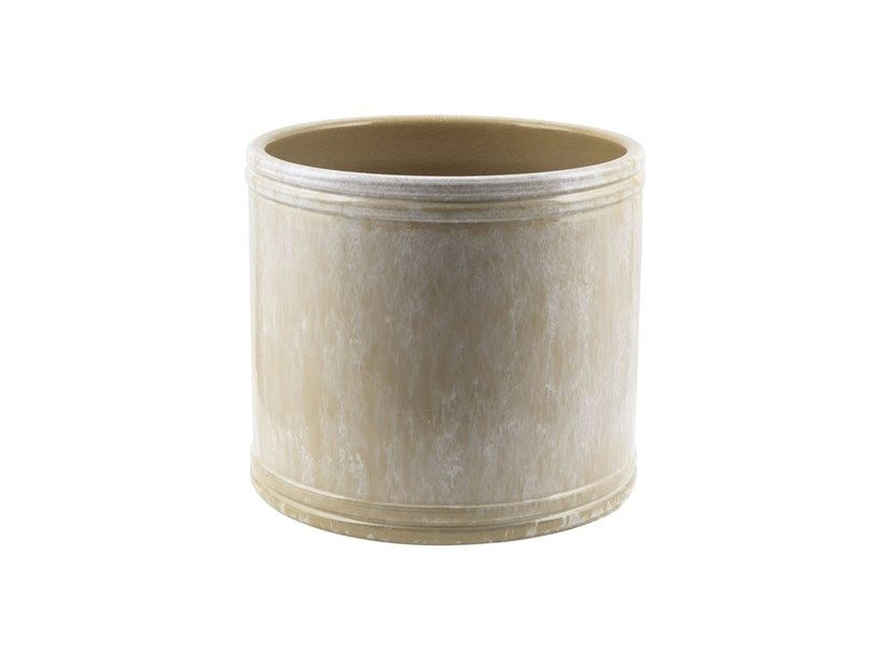 Cilindro ceramica avorio h.220x240mm interno d.220mm