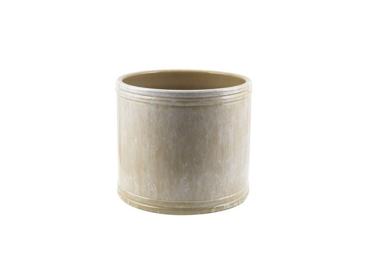 Cilindro ceramica avorio h.180x200mm interno d.180mm