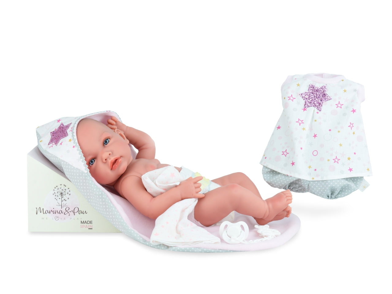 Bambola Ane Baby Trousseau Estuche
