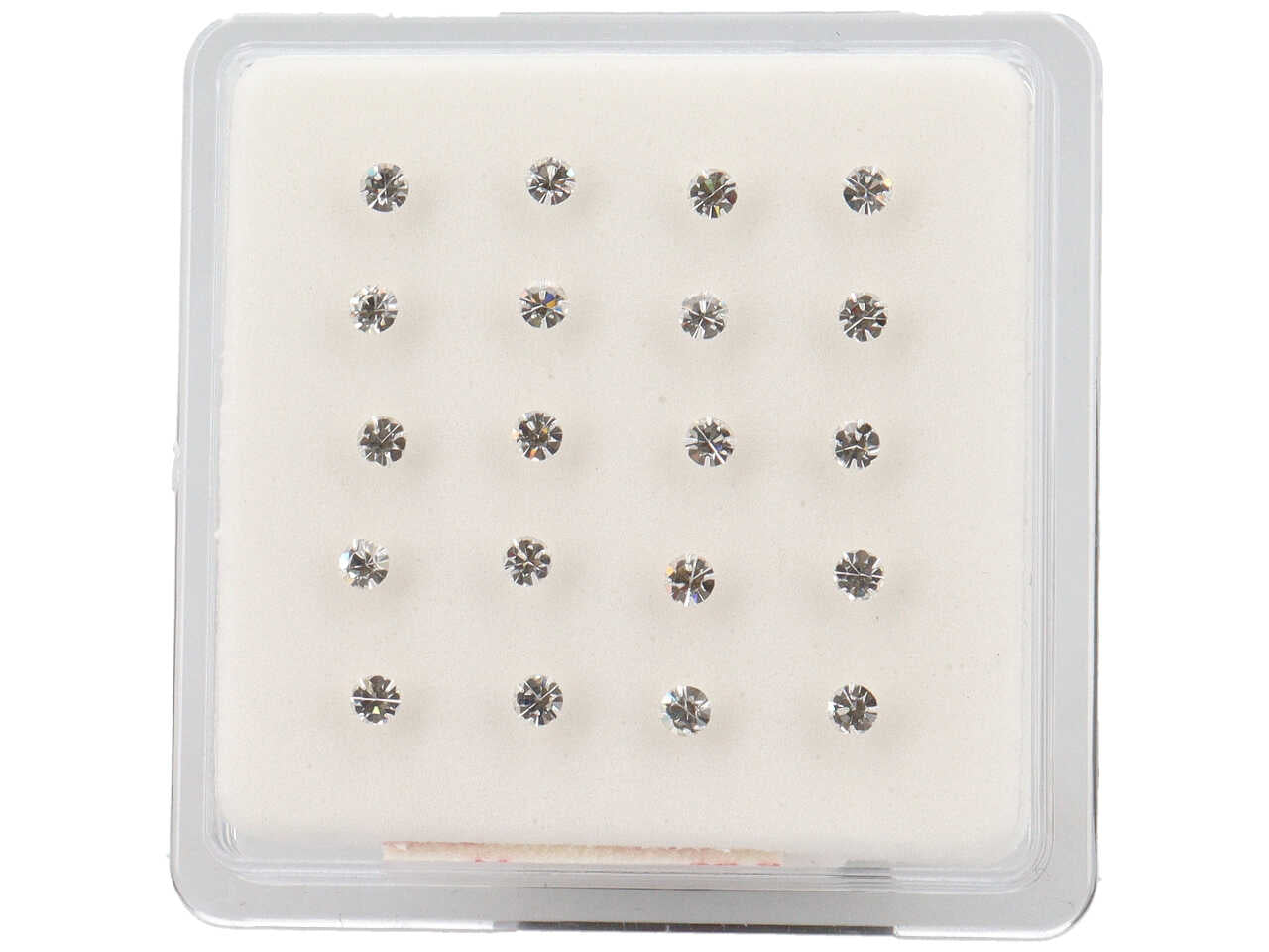 Nasini argento punto luce 3mm confezione contiene 20 nasini