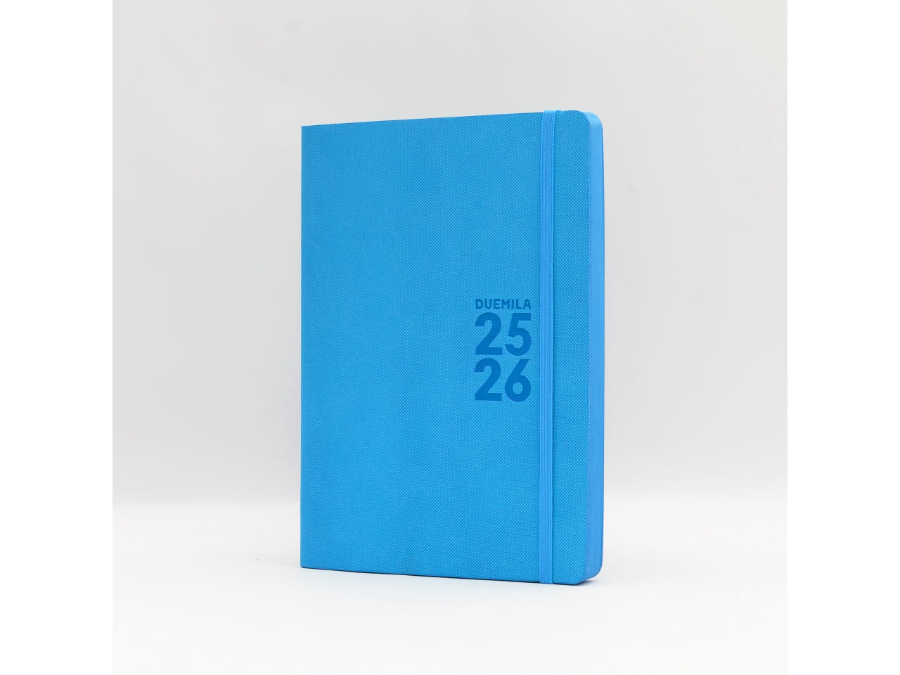 Agenda 2025/2026 16 mesi settimanale 15x21cm monobloc con elastico azzurro