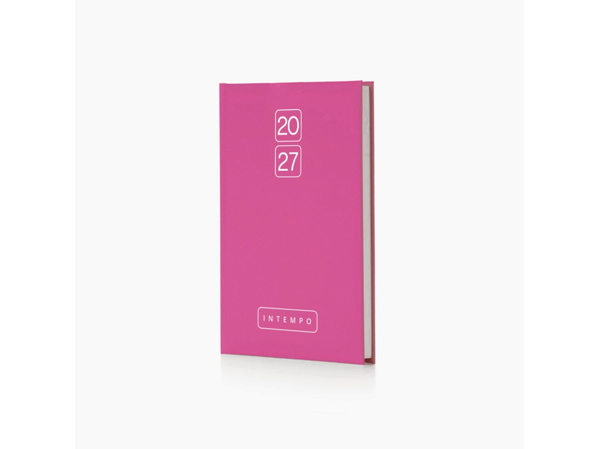 Agenda bravo 2027 settimanale 17x24cm in papercoat rosa