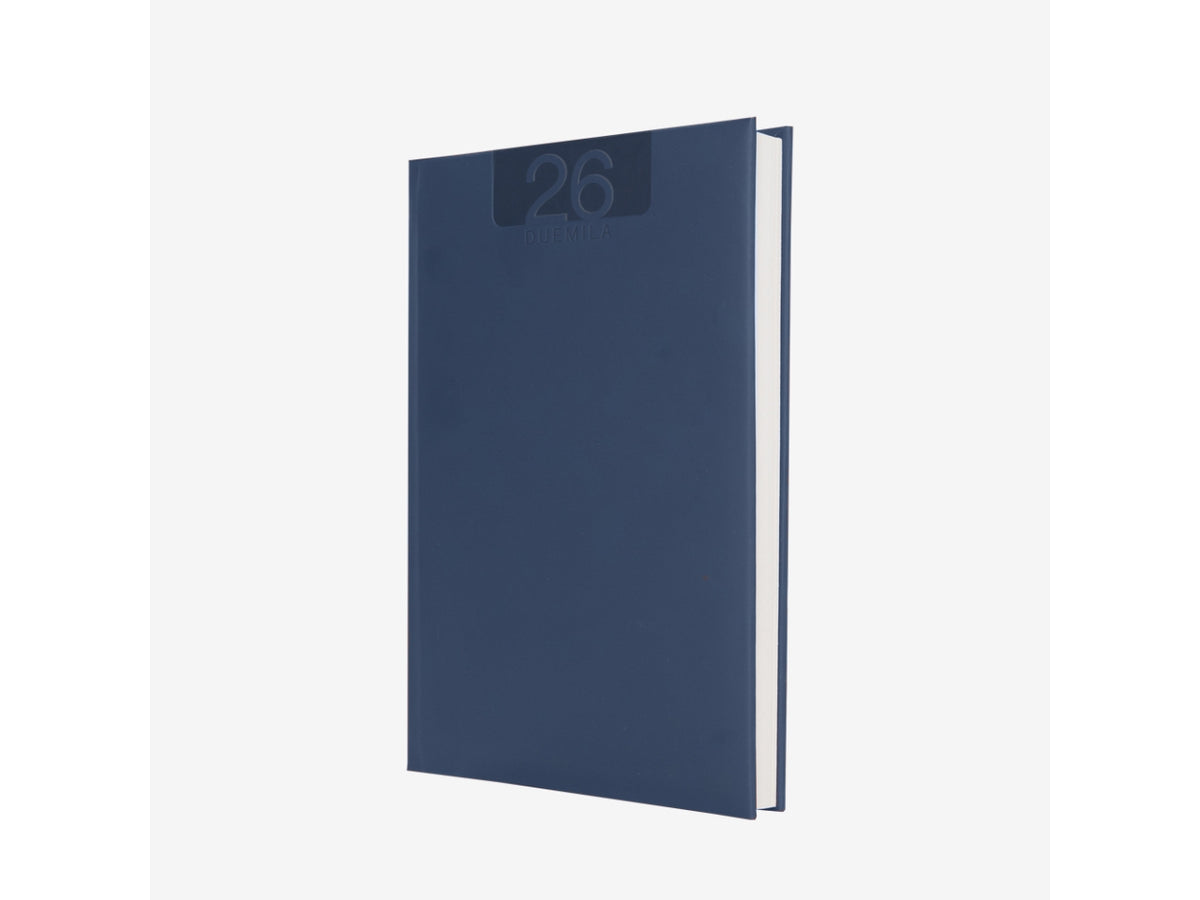 Agenda delta 2026 sabato e domenica separati 15x21cm blu $