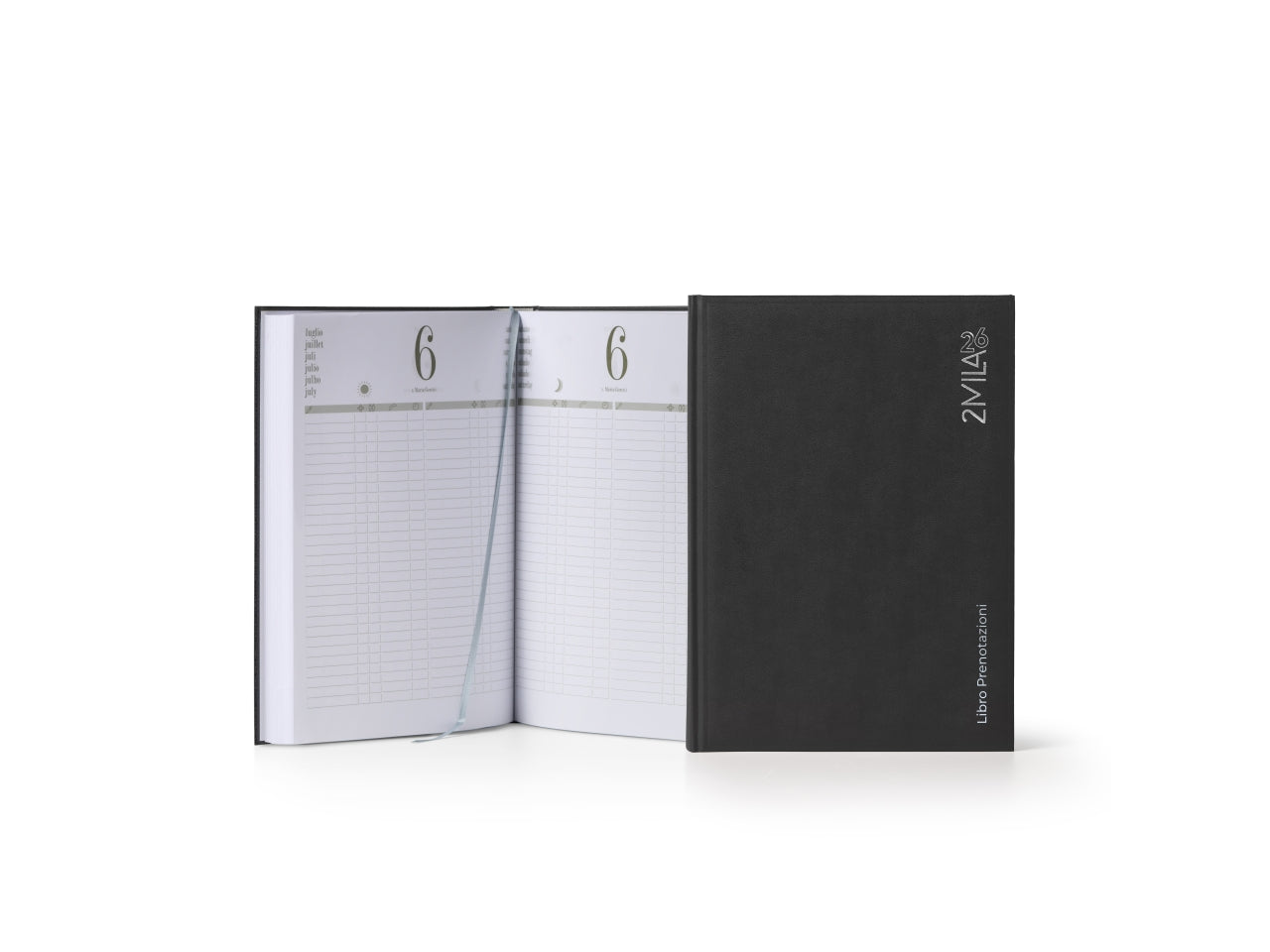 Agenda ristoranti 2026 giornaliera 21x30cm nero $