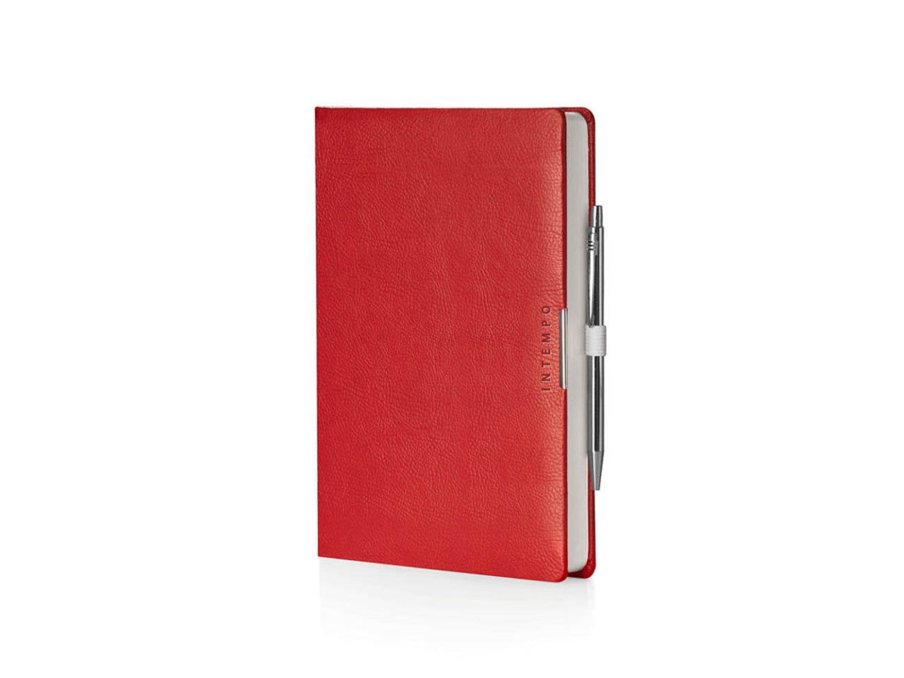 Agenda anytime 2026 giornaliera 15x21cm in similpelle rosso $