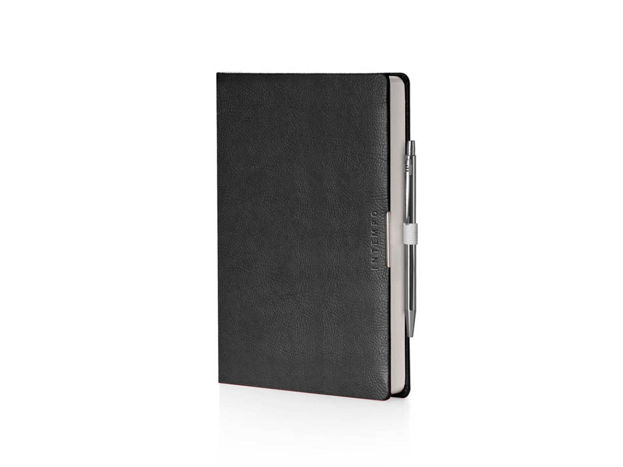 Agenda anytime 2026 giornaliera 15x21cm in similpelle nero $