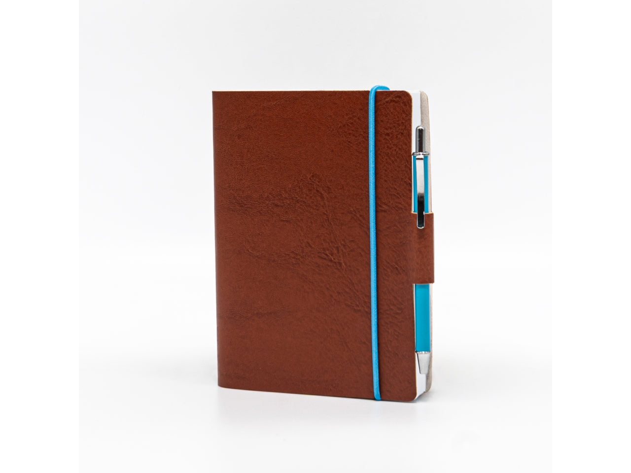 Agenda blueband 2026 9x13cm con elastico in similpelle beige $