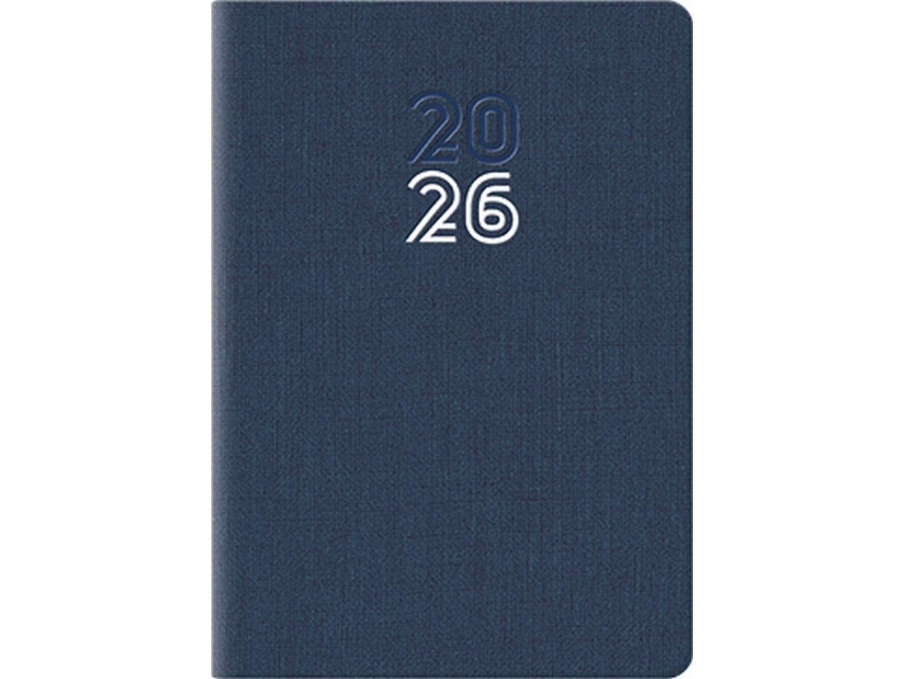 Agenda caribe 2026 7x10cm bigiornaliera blu
