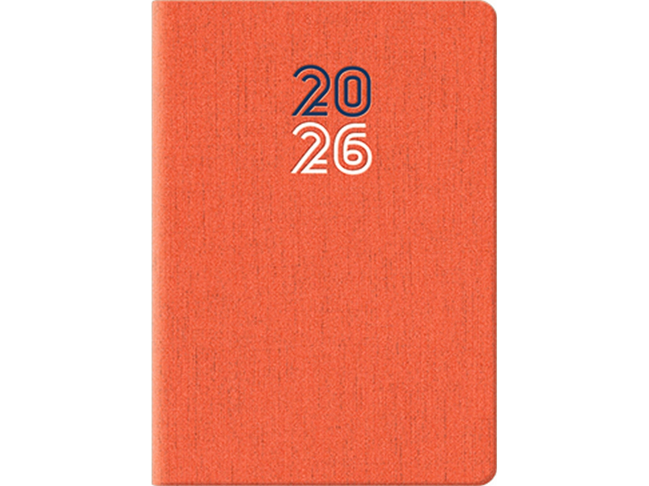 Agenda caribe 2026 7x10cm bigiornaliera ruggine