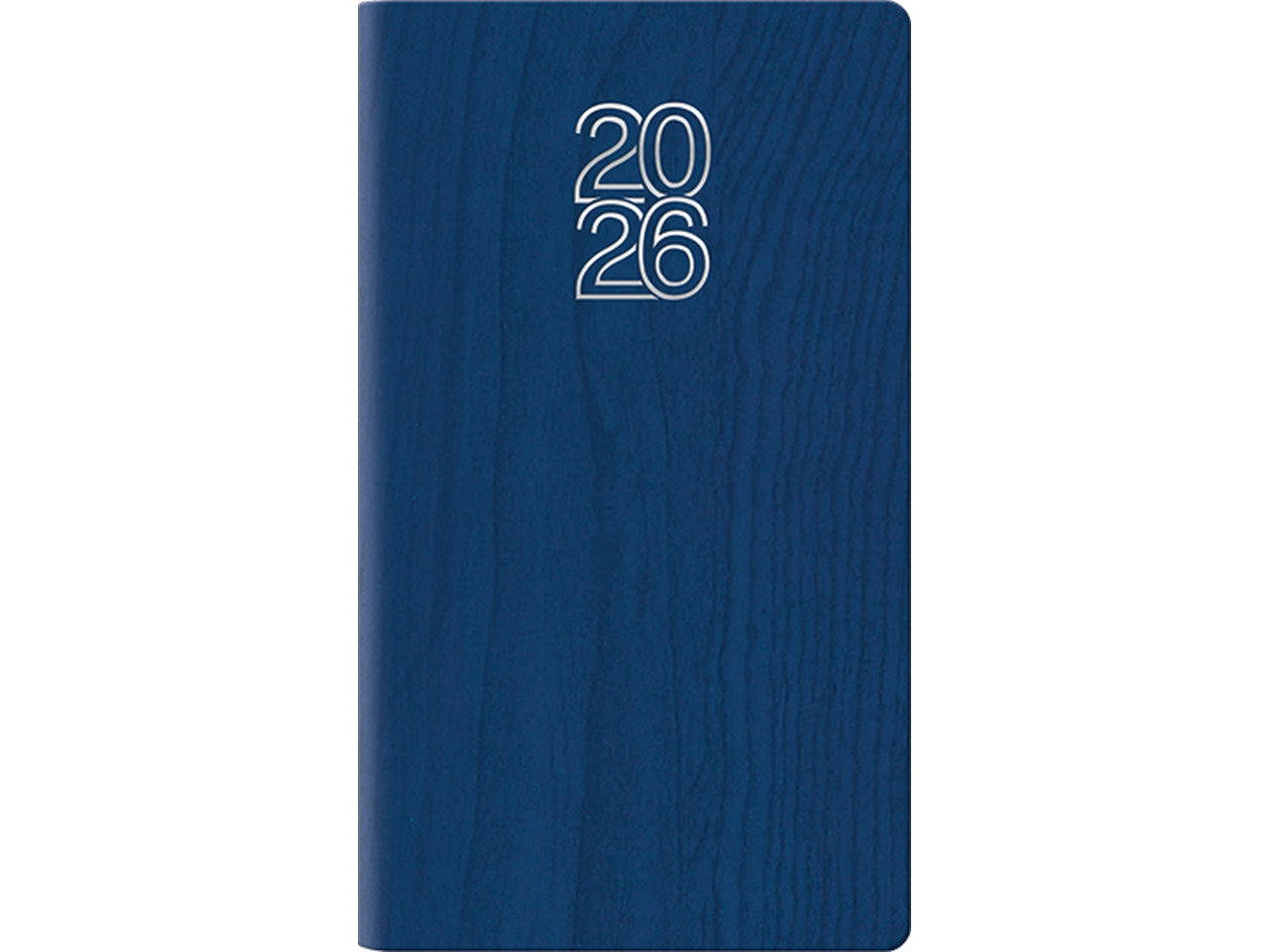 Agenda vertigo 2026 8x14cm settimanale blu