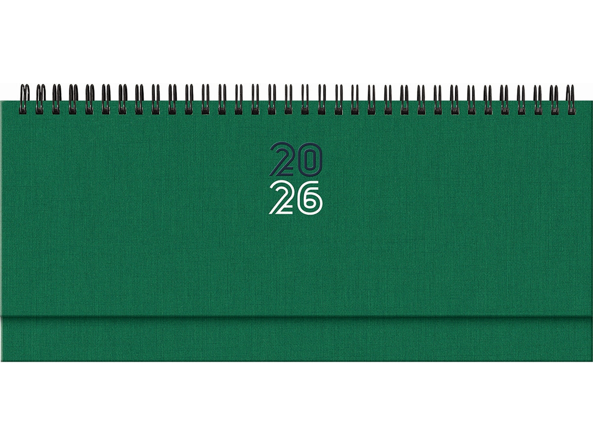 Planning caribe 2026 29,8x10,5cm settimanale verde $