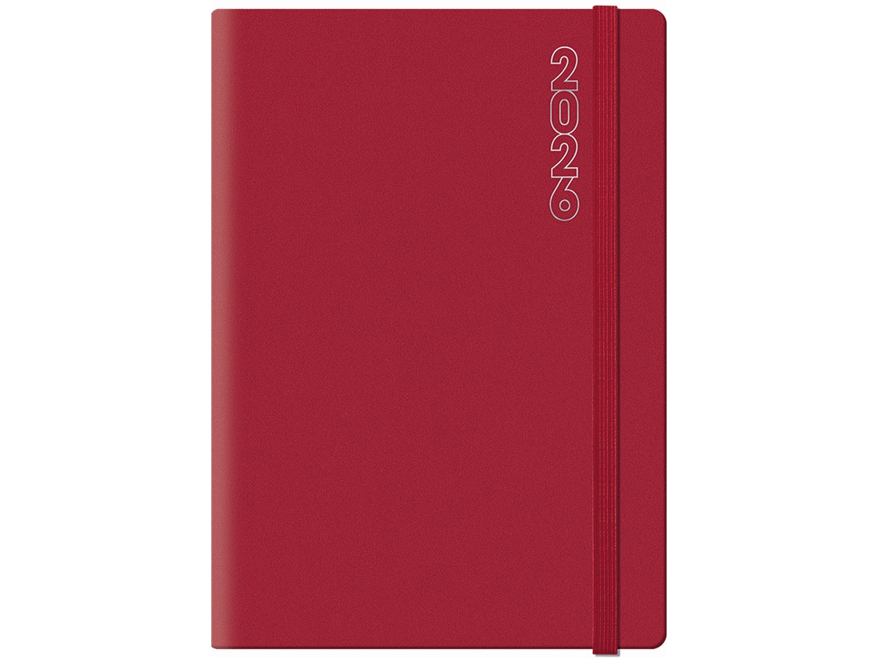 Agenda dynamic 2026 14,5x20,5cm giornaliera rubino