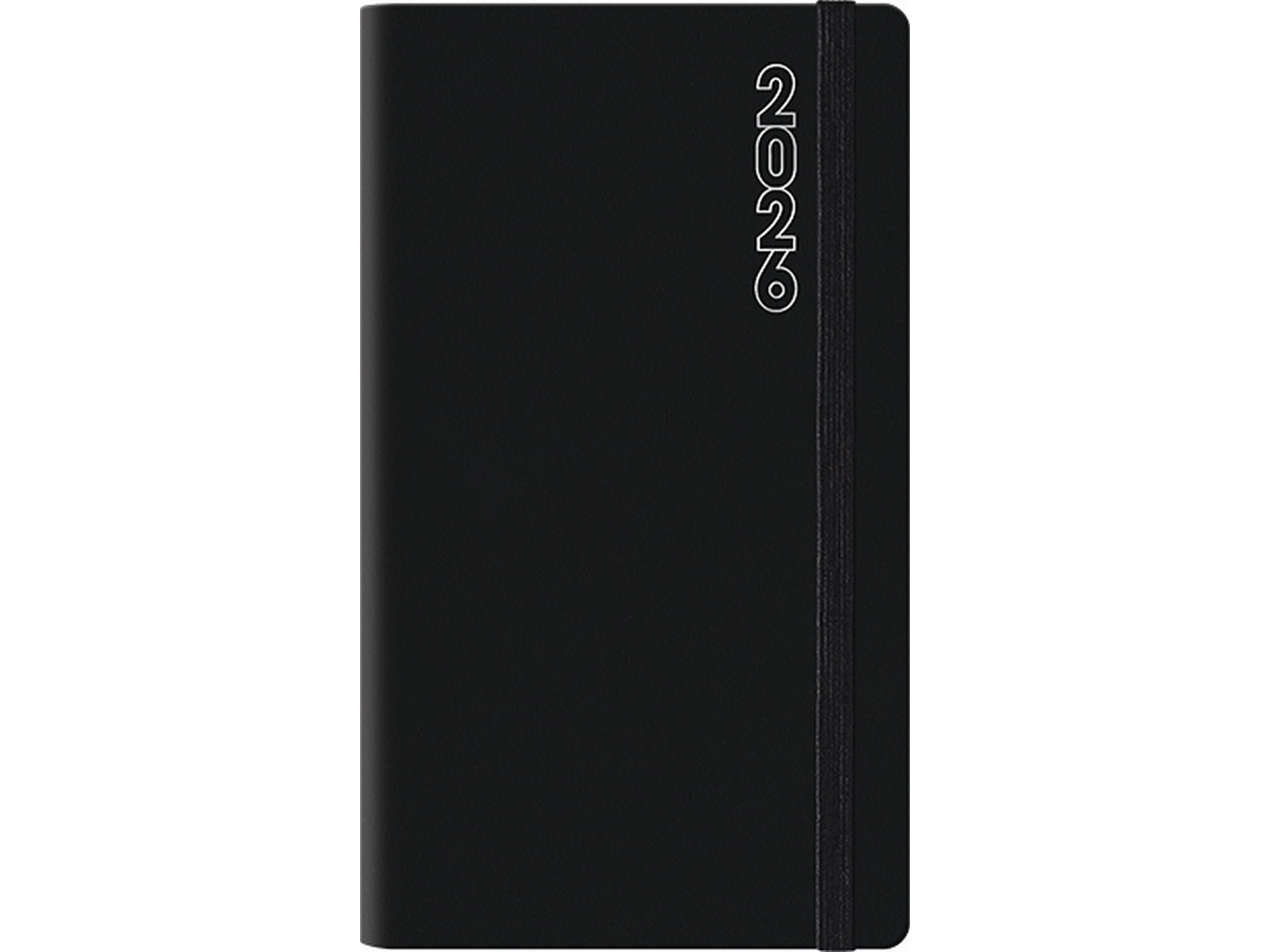 Agenda dynamic 2026 8x14cm settimanale nero