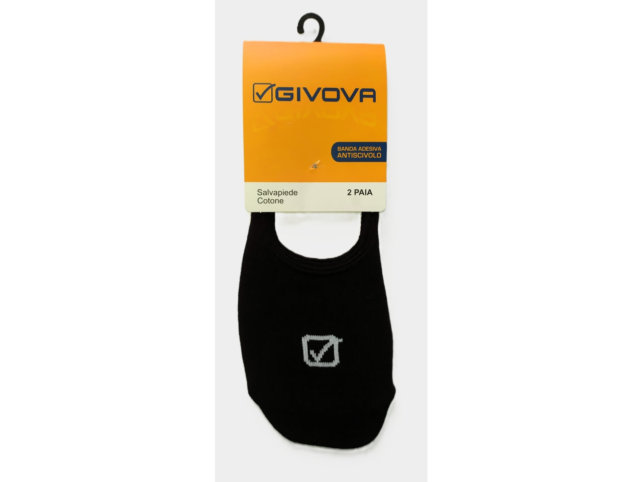 Calza salvapiede unisex con adesivo antiscivolo la confezione contiene 2 calze taglia 45/47 blu
