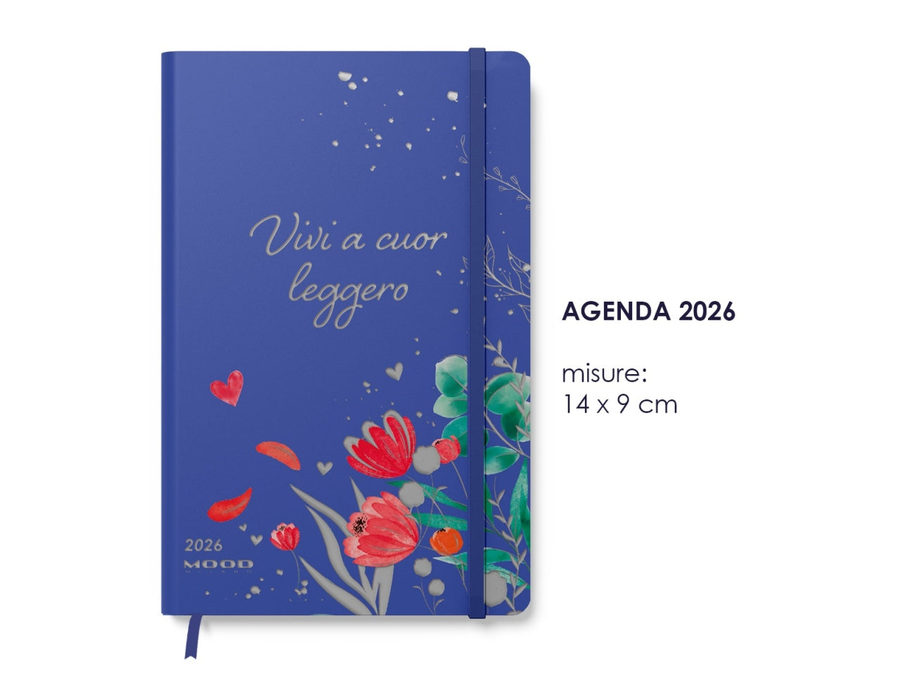 AGENDA FLOWER METAL 2026 MIS. M CB066 CB066