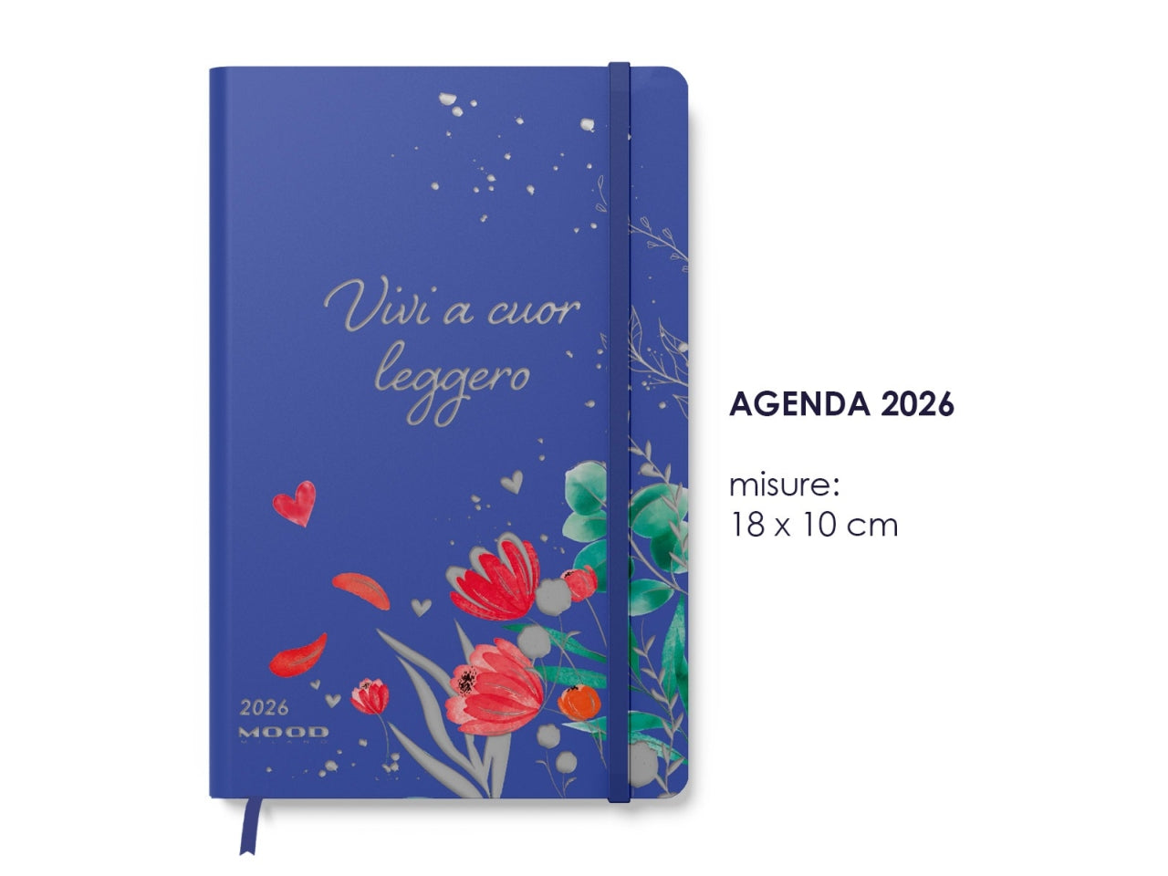 AGENDA FLOWER METAL 2026 MIS. L CB067 CB067