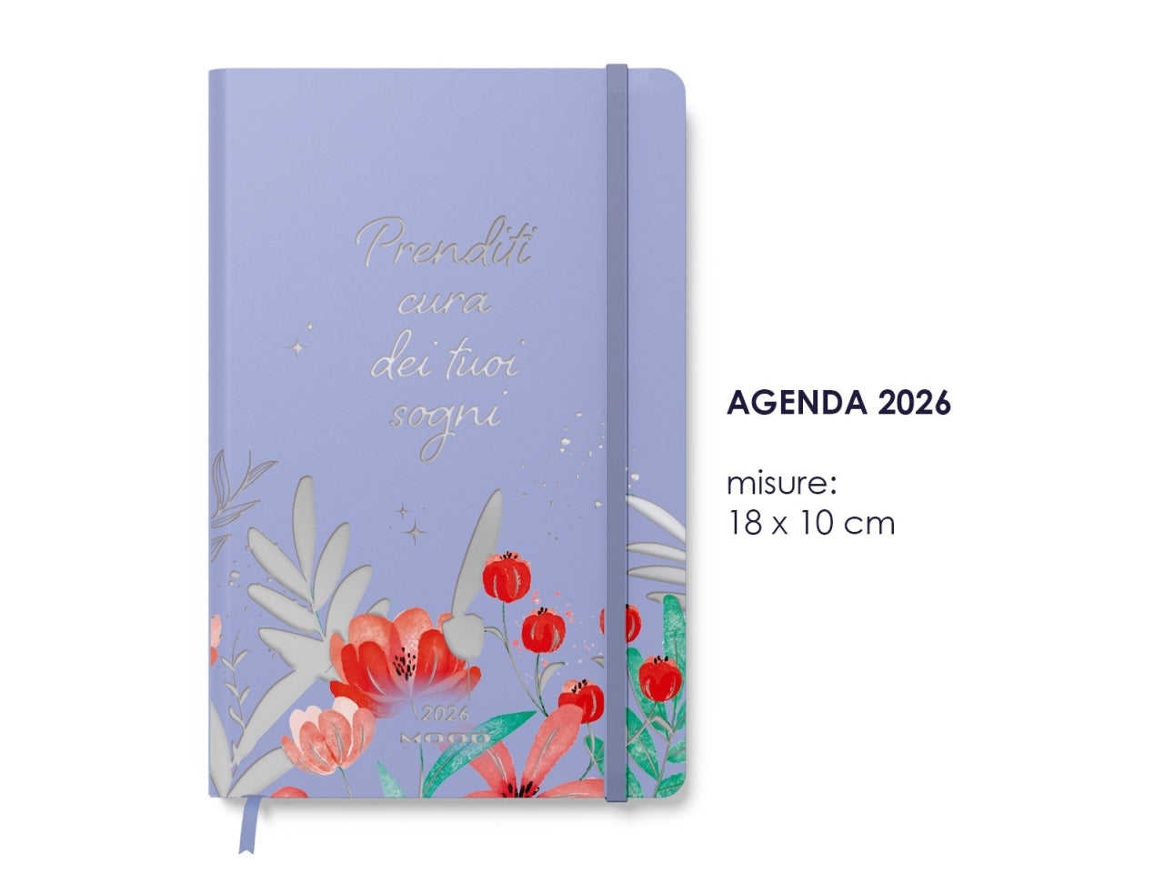 AGENDA FLOWER METAL 2026 MIS. L CB067 CB067