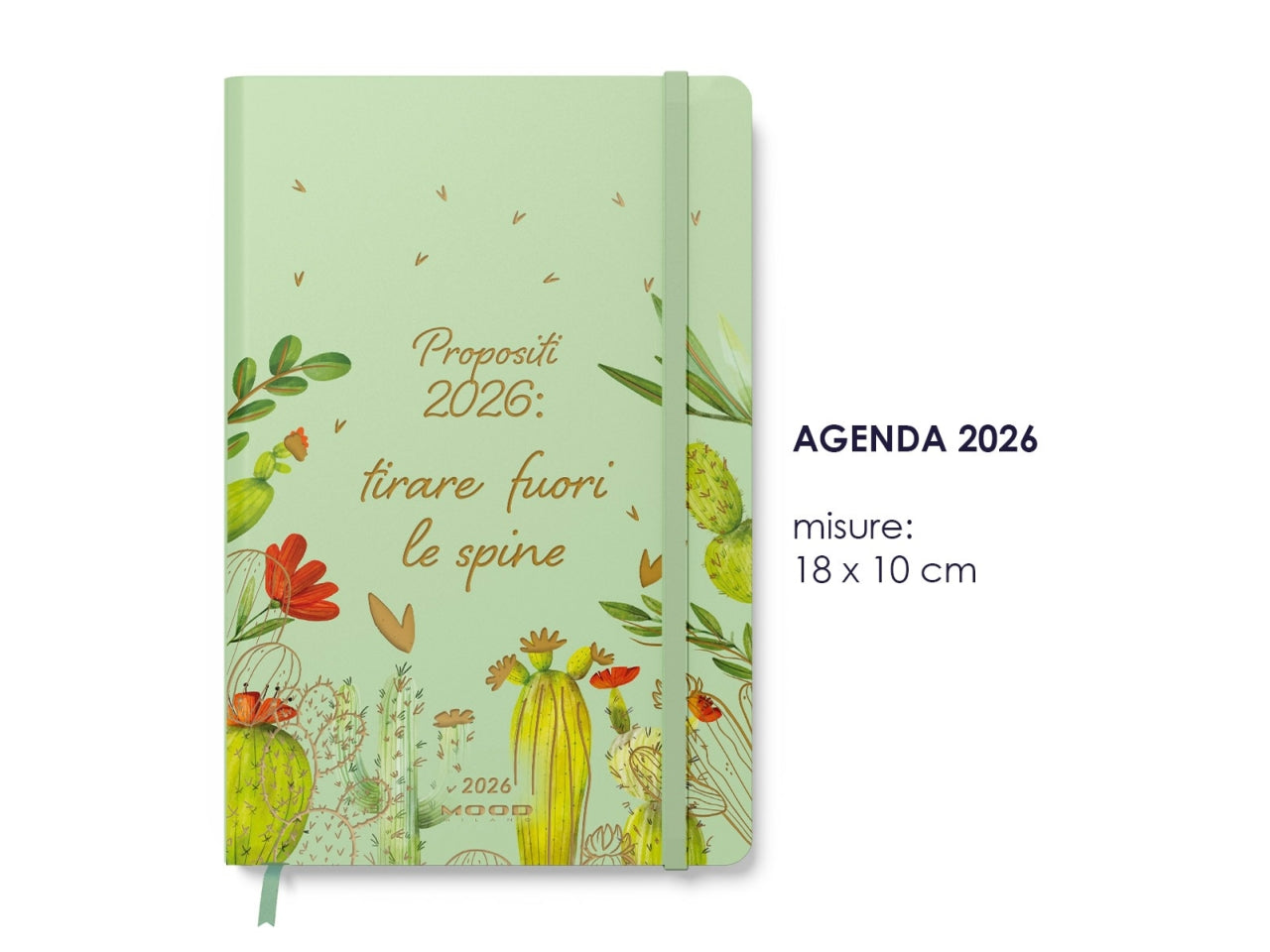 AGENDA FLOWER METAL 2026 MIS. L CB067 CB067