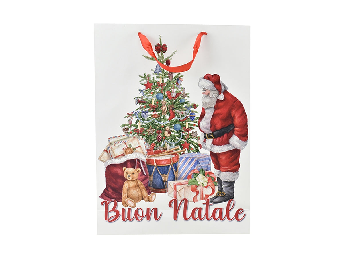 Shopper buon natale 44x17x61cm