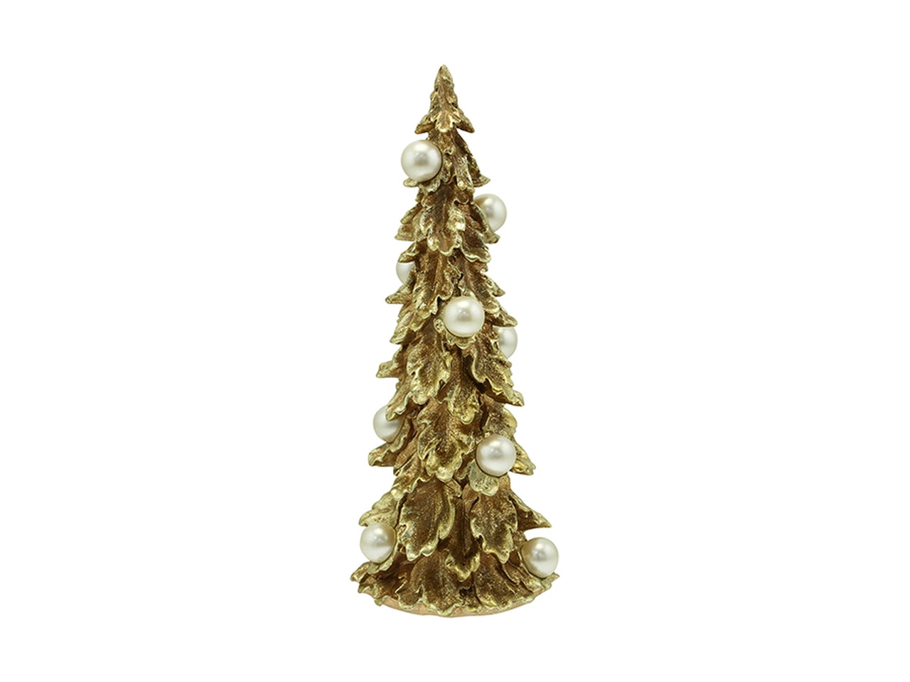 Albero in resina 33,5cm oro