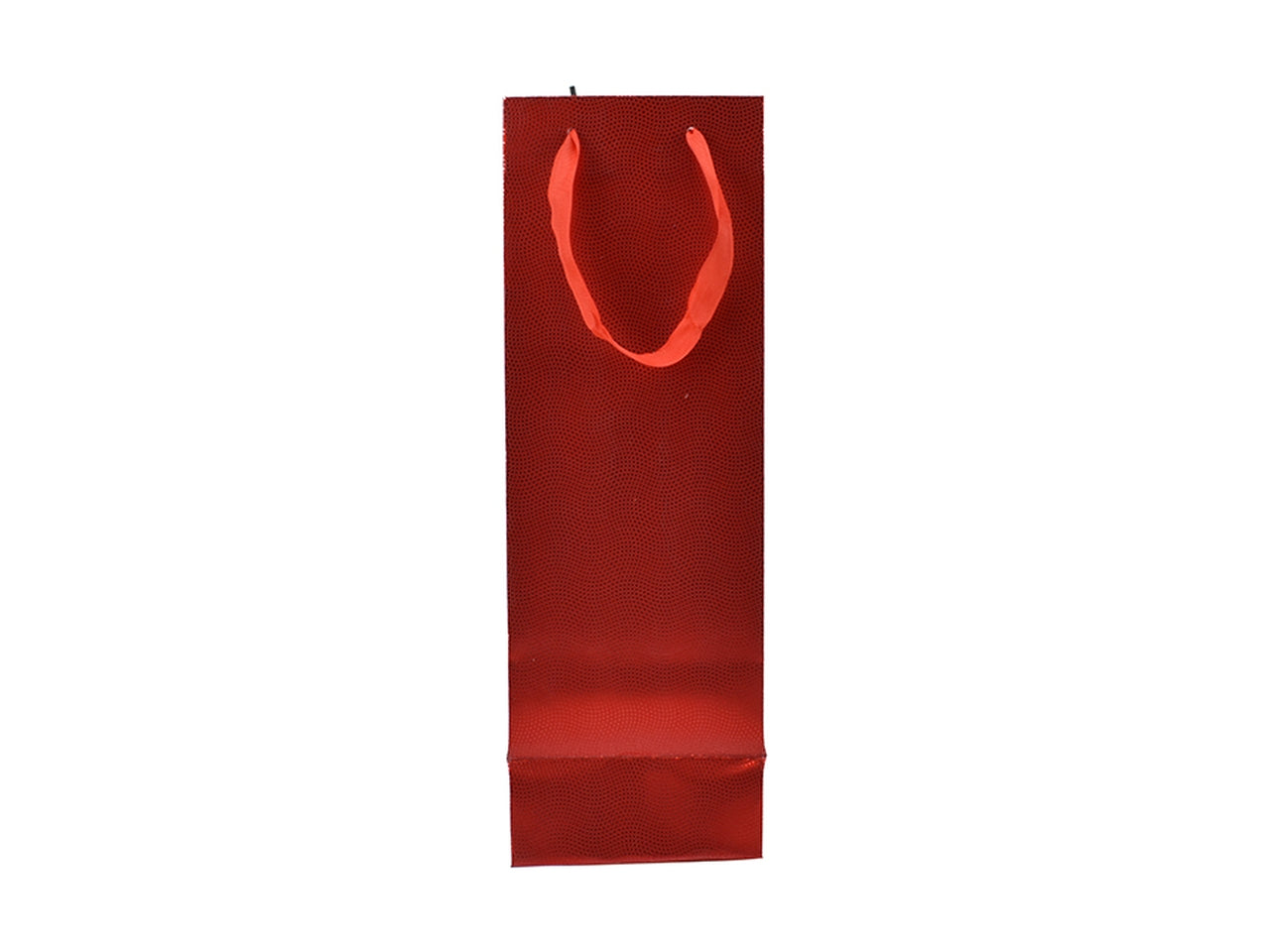Shopper portabottiglia 12x10x36cm rosso