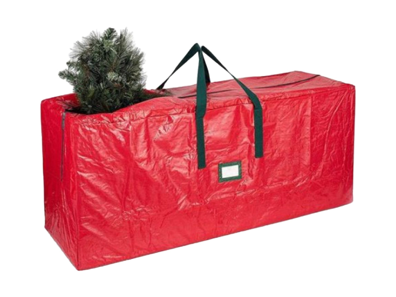 Sacca porta albero 148x40x42cm in tnt rosso