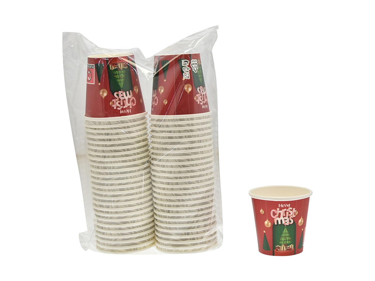 Bicchieri monuso in carta 75ml in confezione da 50 pezzi