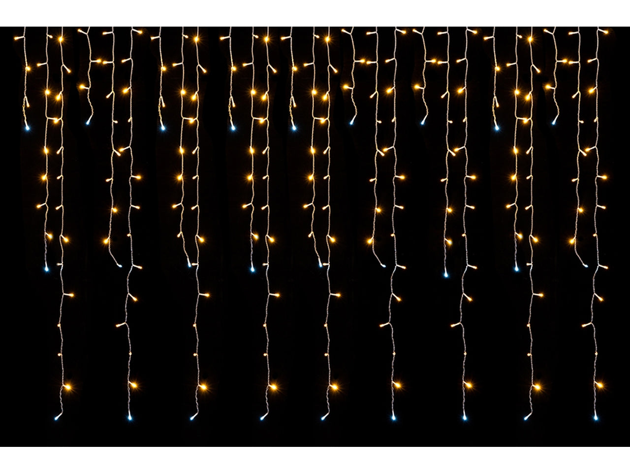 Tenda luci 480led bianco caldo e freddo connect flash 6x1mt