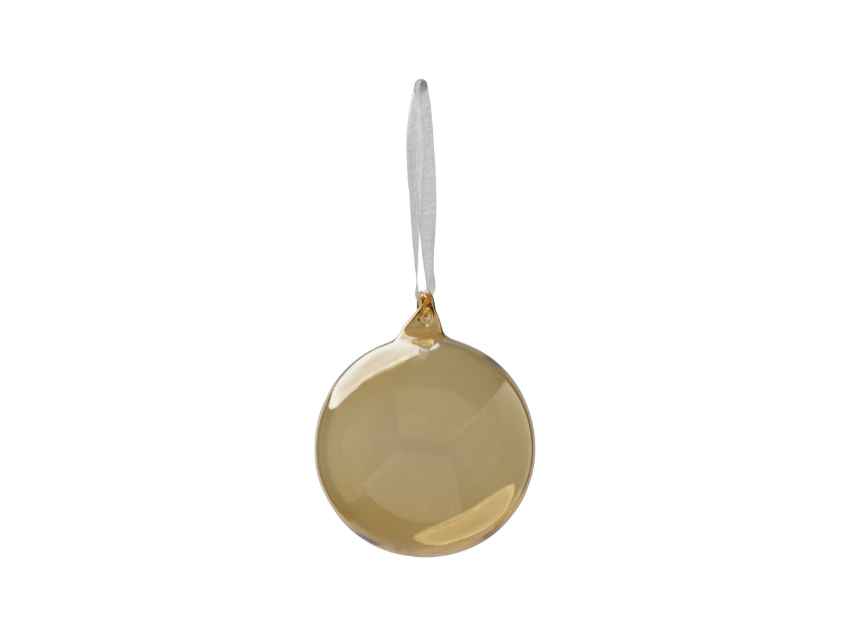 Pallina di natale d.8cm 820 ambra