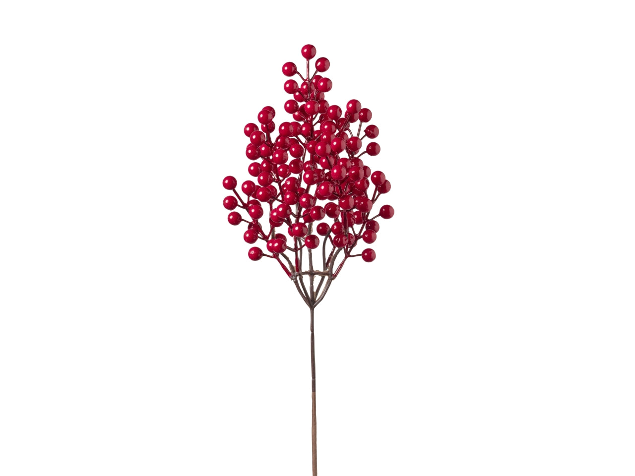 Rametto bacche x 11 50cm 253 rosso