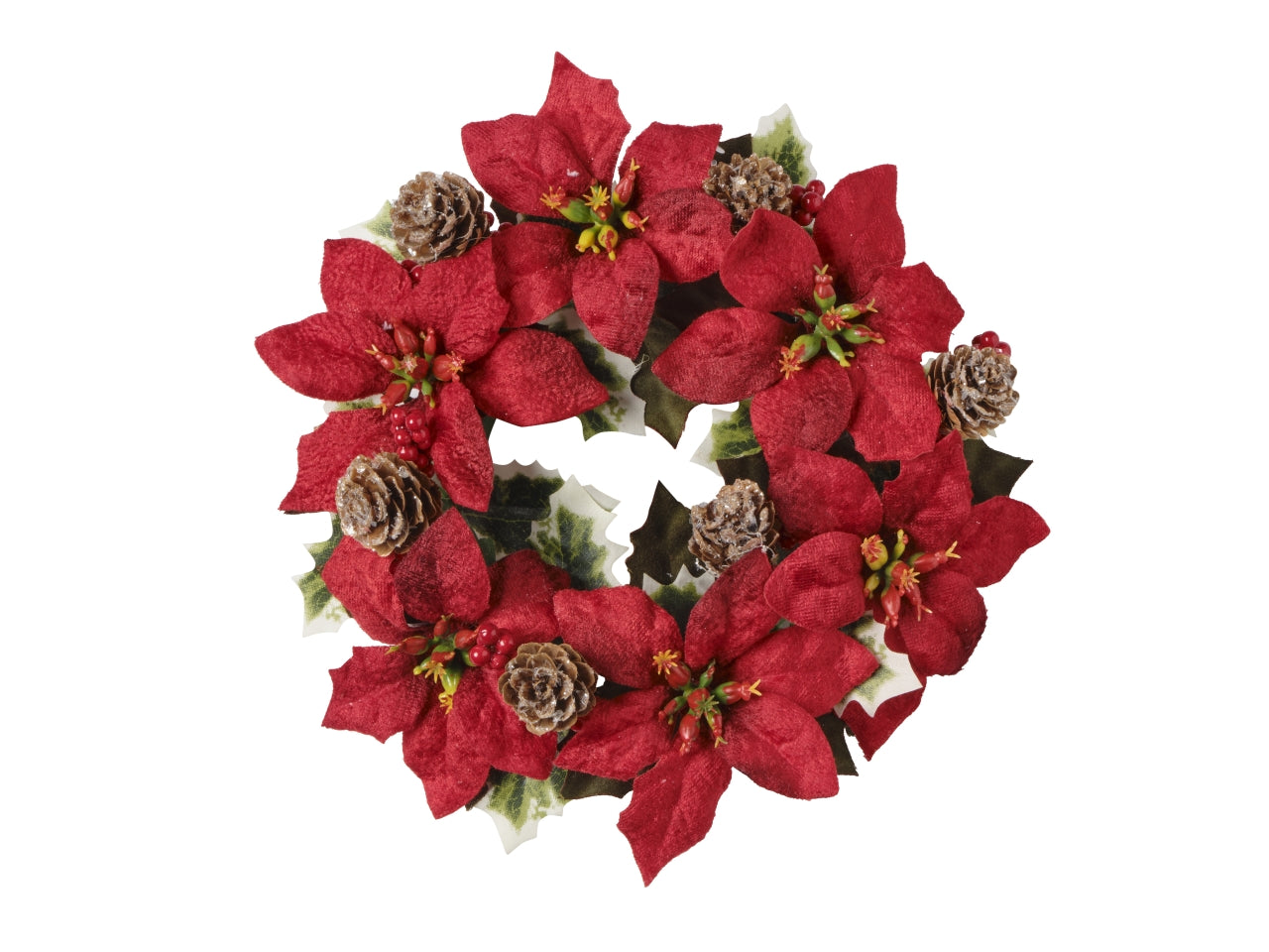 Girocandela stella d.7cm 253 rosso js-171