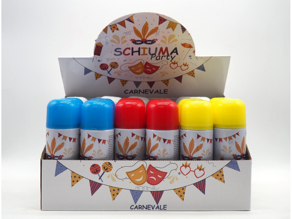 Schiuma colorata spray 80gr/250ml colori assortiti